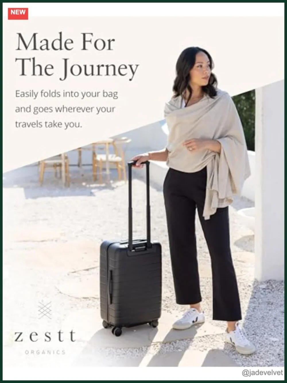 Organic Cotton Travel Scarf Wrap Shawl 20+ Ways to Wear
